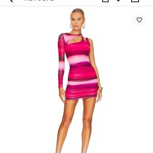 Super down Pink dress in size small